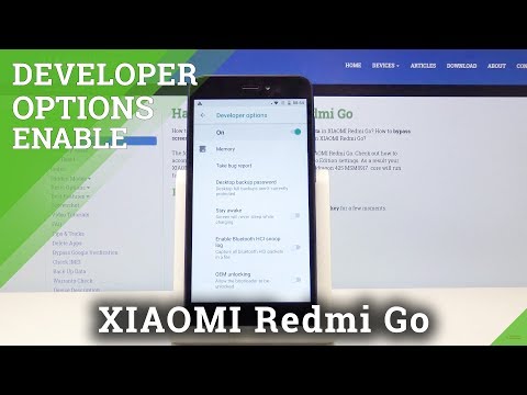How to Activate Developer Options in XIAOMI Redmi Go - OEM Unlock & USB Debugging