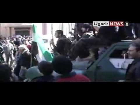 النقيب يوسف حمود يوجه رسالة الى بشار الاسد من حي حمص القديمة