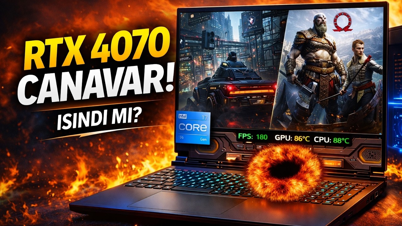 Erazer Deputy P60 Detaylı İnceleme ve Oyun Testleri | i7 13620H RTX 4070