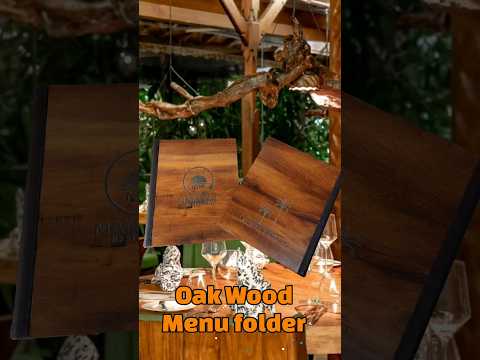 Wood Menu Covers