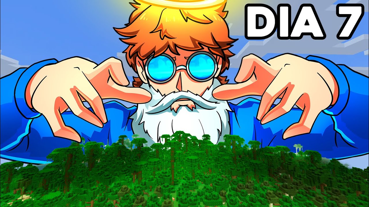 PASSEI 100 DIAS sendo um DEUS no MINECRAFT - O FILME