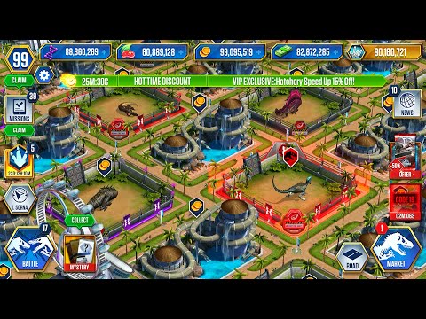 INDOMINUS REX VS INDOMINUS REX GEN 2 DEFEAT 30 OPPONENTS | JURASSIC WORLD THE GAME