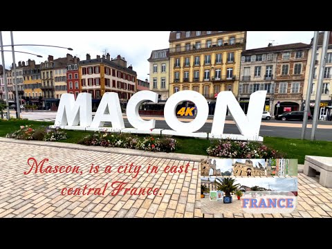 Macon /France/ Travel/ City/4K