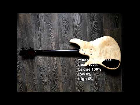 Lobanov Bass 5 2012 (Fedor Chernyshev Pickups, BAZ Custom Preamp)