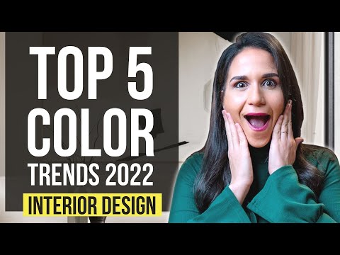 INTERIOR DESIGN COLORS OF THE YEAR 2022 😱 | TOP 5 COLOR TRENDS 2022 | Home Decor Tips & Ideas