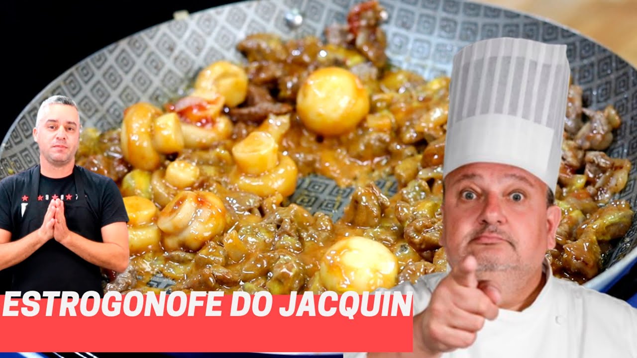 FIZ O MELHOR ESTROGONOFE DA VIDA DO JACQUIN | Na minha Cozinha