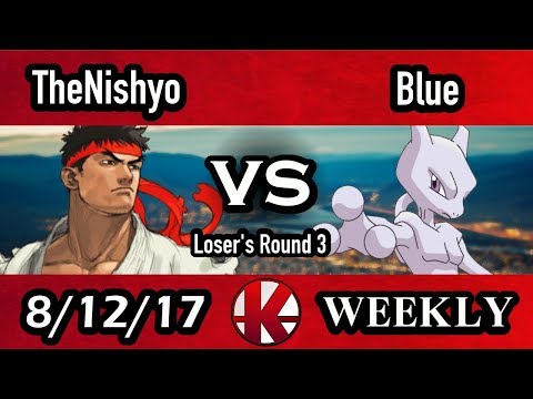 TheNishyo (Ryu) vs. Blue (Mewtwo) - Loser's Round 3