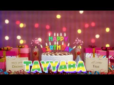 TAYYABA Happy Birthday Song with Names 🌟 Happy Birthday to You