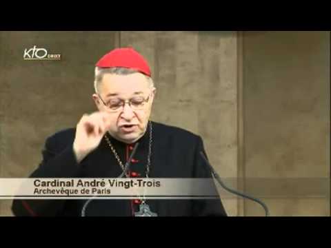 Parole du Cardinal Vingt-Trois : « L’homme est la route de l’Église »