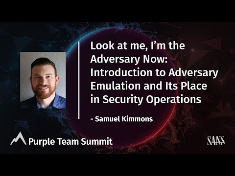 Look at me, I'm the Adversary now: Intro to Adversary Emulation & Its Place in Security Operations