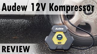 review AUDEW 12V luftkompressor Test, unboxing und wir schauen mal rein