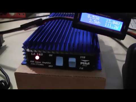 Testing the RM Italy LA 145 VHF linear amplifier
