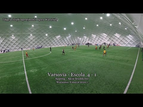 6 III 2020 r.  Varsovia - Escola - sparing (akcje bramkowe) 4 - 1 ❤️❤️❤️❣❣❣