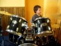Aaron 6 years old, Drum Cover Seventh Avenue- Brighter Than The Sun.avi