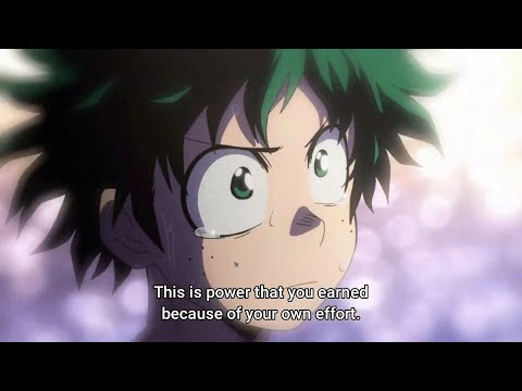 Midoriya controls black whip easily !