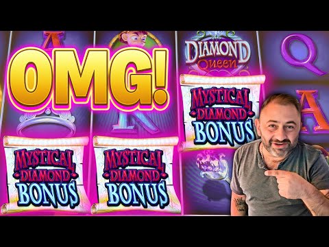 😲OMG MASSIVE JACKPOT $200 MAX BET ON DIAMOND QUEEN