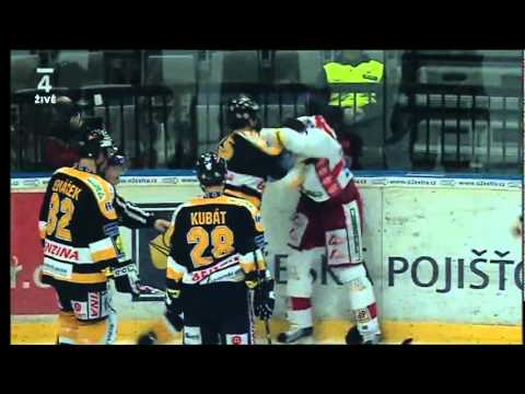 Hockeyfighters.cz  Roman Vopat vs Jiri Vasicek.wmv
