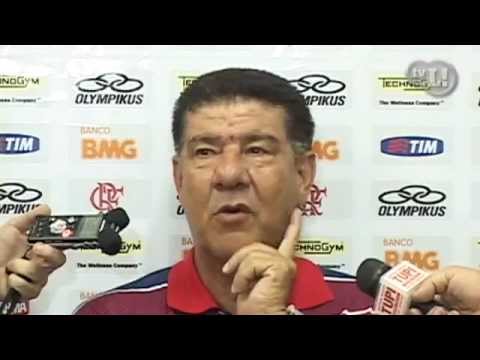 Trechos da coletiva de Joel Santana na sua apresentação como técnico do Flamengo 06/02/2012