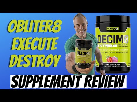 ELEV8 Supps DECIM8 Pre Workout Review | DHMA Bodybuilding Pre Workout Reviews 2021