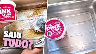 Clean With Me 🧼 Testando The Pink Stuff e Rubbermaid | Limpeza ASMR