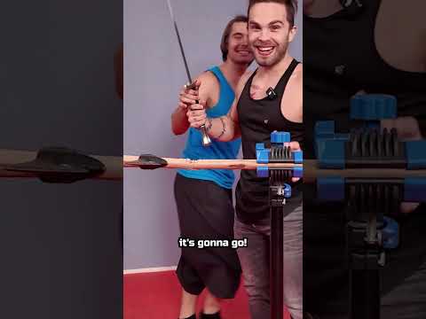 Can a Sword Cut Through an Axe? #sword #vikings #fantasy