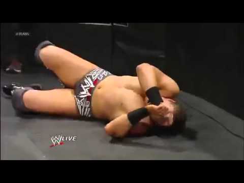 Antonio Cesaro Attacks The Miz on Barricade - WWE Raw 2/11/13