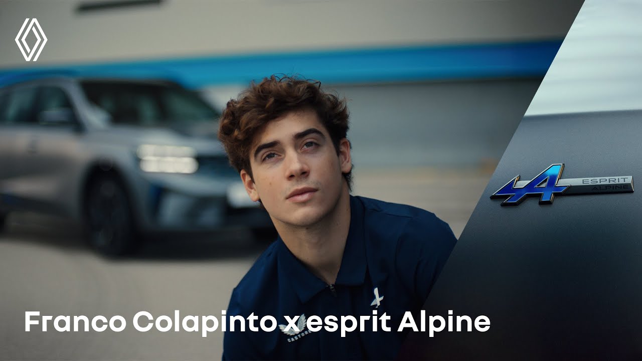 Franco Colapinto piloto Alpine de F1 y embajador Renault esprit Alpine