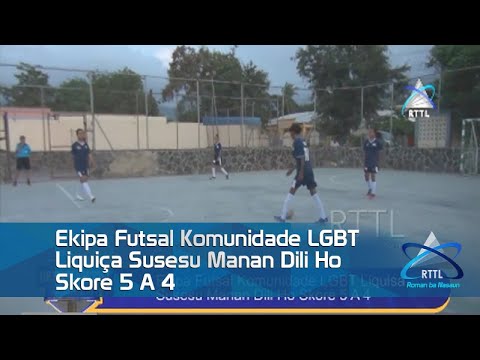 Ekipa Futsal Komunidade LGBT Liquiça Susesu Manan Dili Ho Skore 5 A 4