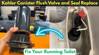 How to Replace Kohler Canister Flush Valve and Seal | Fix Your Kohler Toilet