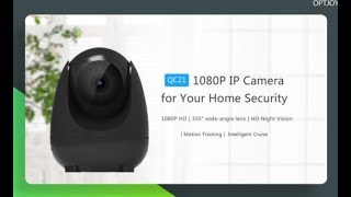 How to setup your Wireless IP-Camera-OPTJOY QC21 1080P HD Camera With Motion Tracking