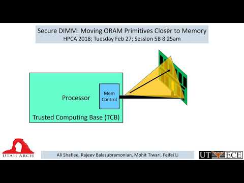 Secure DIMM Lightning talk for HPCA 2018