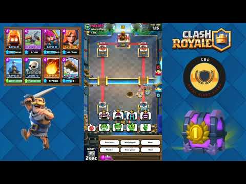 UNBEATABLE! 3.3 X-Bow Valkyrie Cycle Deck LIVE Ladder Gameplay - Clash Royale