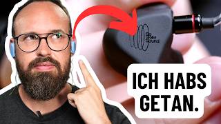 Ich habe mir ANGEPASSTE In-Ear-Monitoring Kopfhörer machen lassen.