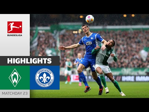 Resumen de Werder Bremen vs Darmstadt 98 Matchday 23