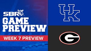 College Football Week 7 Preview 🏈 | Kentucky vs. Georgia NCAAF Odds And Picks
