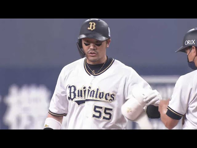 【1回裏】バファローズ・T-岡田 先制のタイムリーヒットを放つ!! 2021/6/26 B-L