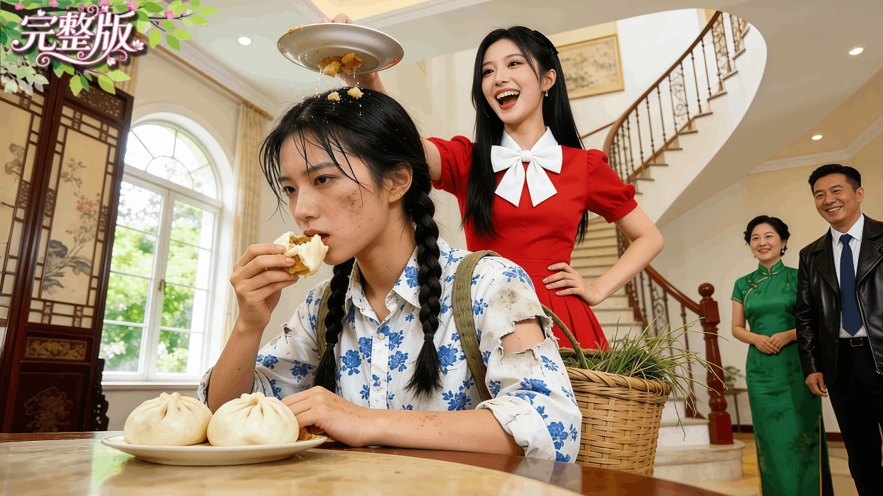 鄉下丫頭第一天回豪門就被全家欺辱！不料她竟是絕世殺神轉世！一巴掌手撕綠茶，當眾打臉繼母和哥哥！從此全家被她收拾得服服帖帖！#總裁 #drama #cdrama #爽劇 #甜寵