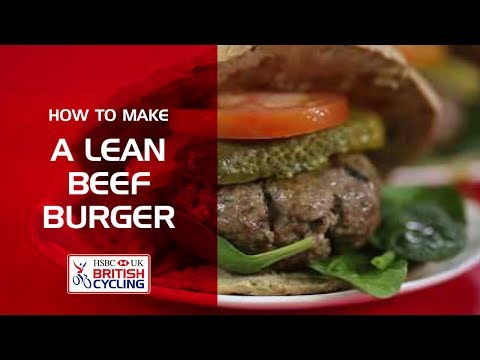 How to make: Lean beef burger