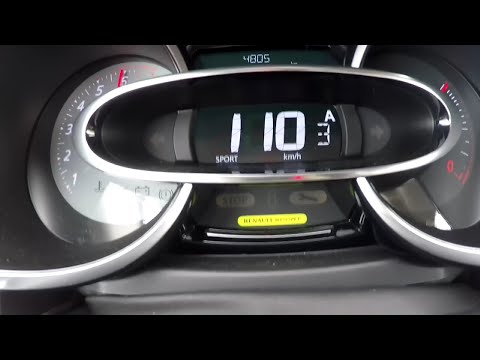 Renault Clio 4 RS Trophy EDC 220 HP 0-100 km/h acceleration
