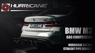 Video: Hurricane V2 Edelstahl Duplex Sportauspuff-Komplettanlage ab OPF mit Klappensteuerung BMW M3 G80 G81 inkl. Competition