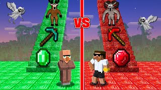 Download lagu Scary 99 Nights Stair Challenge in Miencraft.. mp3