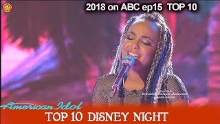 Jurnee sings “How Far I’ll Go” from Moana  Disney Night  American Idol 2018 Top 10