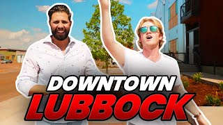 Downtown LUBBOCK Tour! - ALL the HOT SPOTS!