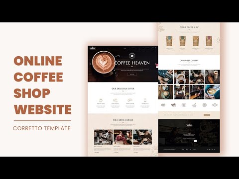 Complete Coffee Shop Website 2024 | Multiple samples.