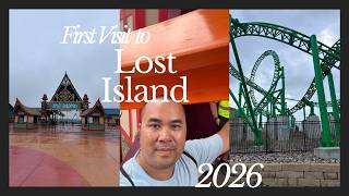 Lost Island Theme Park Waterloo, IA- My First Visit 2026 Vlog
