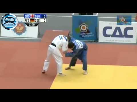 European Judo Championship Chelyabinsk 2012 Semifinal -100kg PFEIFFER (GER)-ZHORZHOLIANI (GEO)