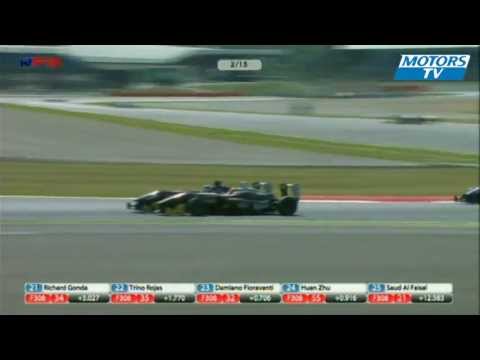 Battle for lead European F3 Open 2013 Race 1 Silverstone