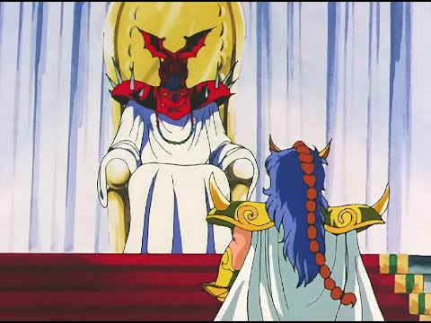 Arles le dice a Milo que son 12 armaduras doradas