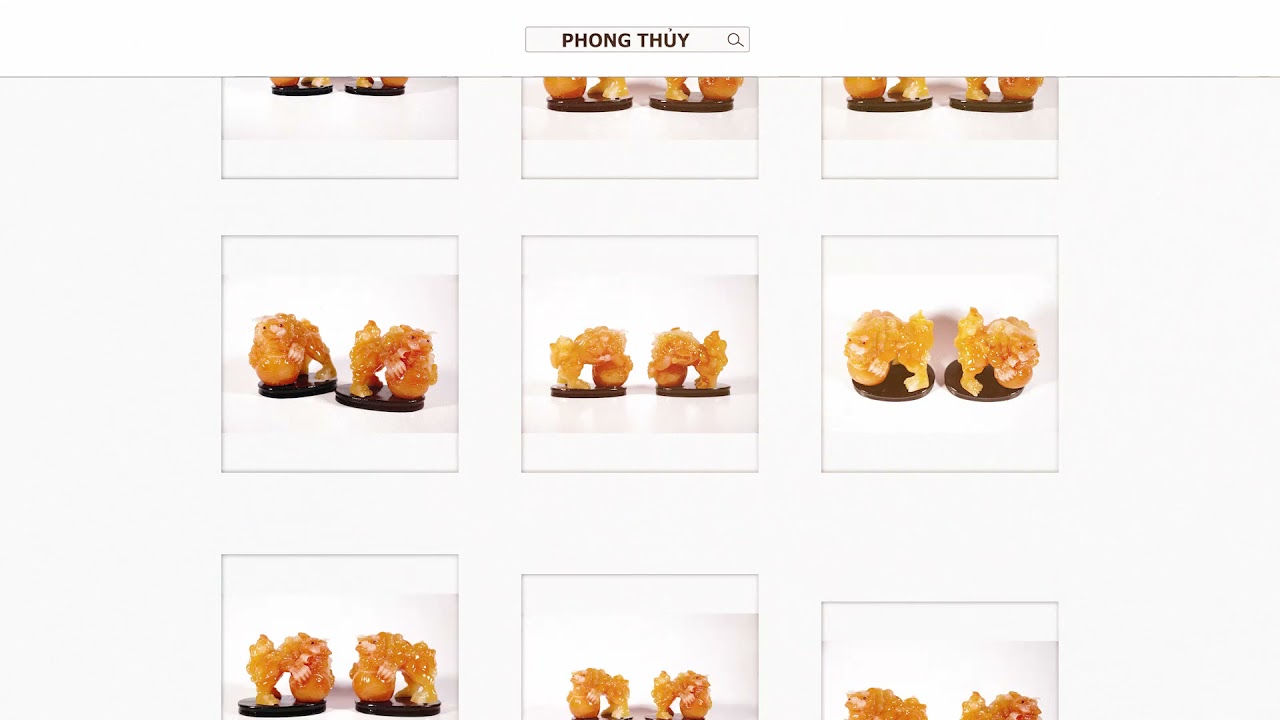 Cặp tượng Kỳ Lân đỏ tài lộc may mắn phát tài - Cao 8cm