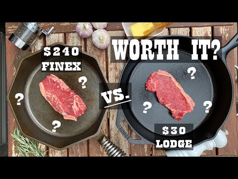 Steak Experiments - Lodge vs  Finex Cast Iron Pan